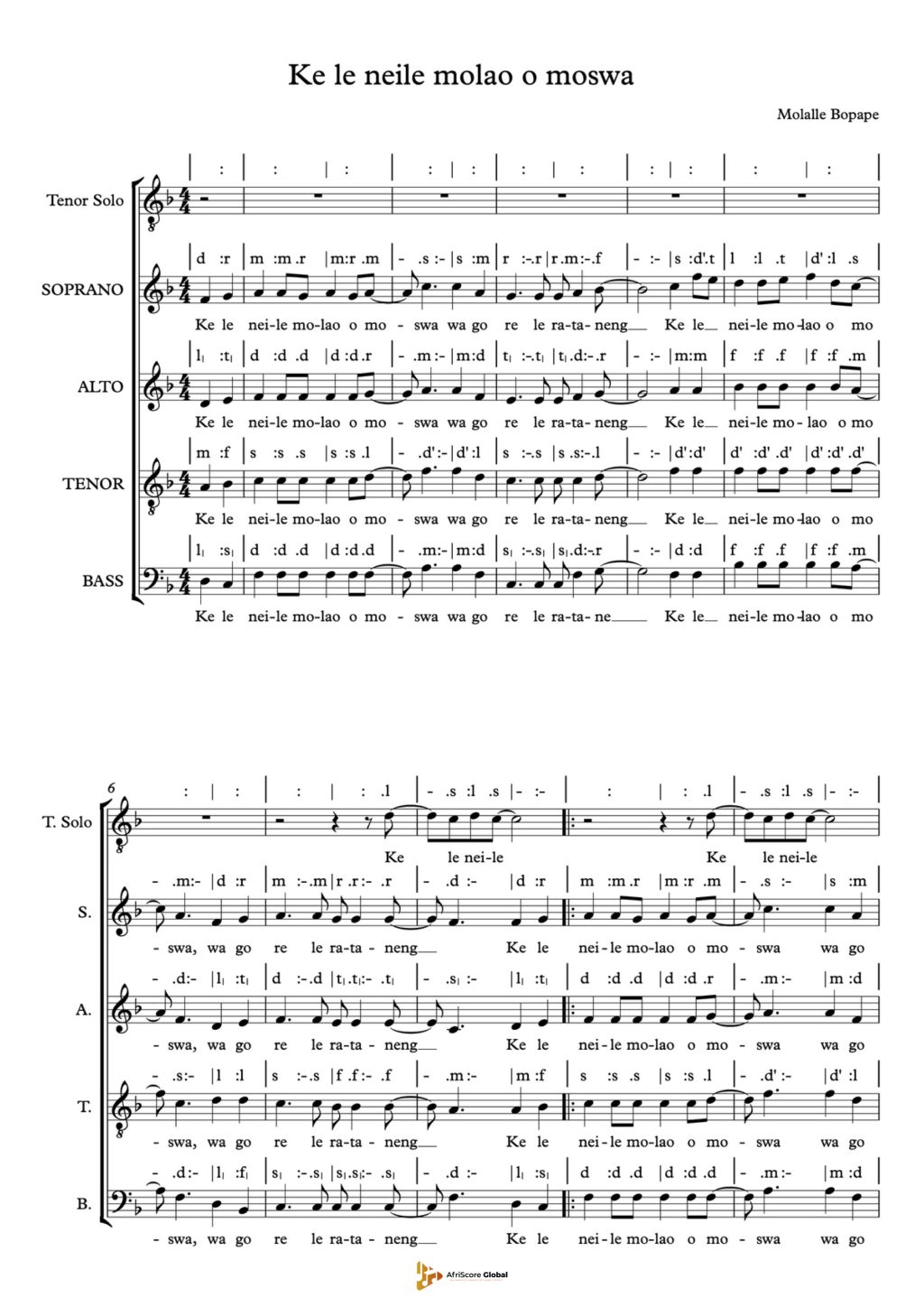 Ke le neile molao o moswa