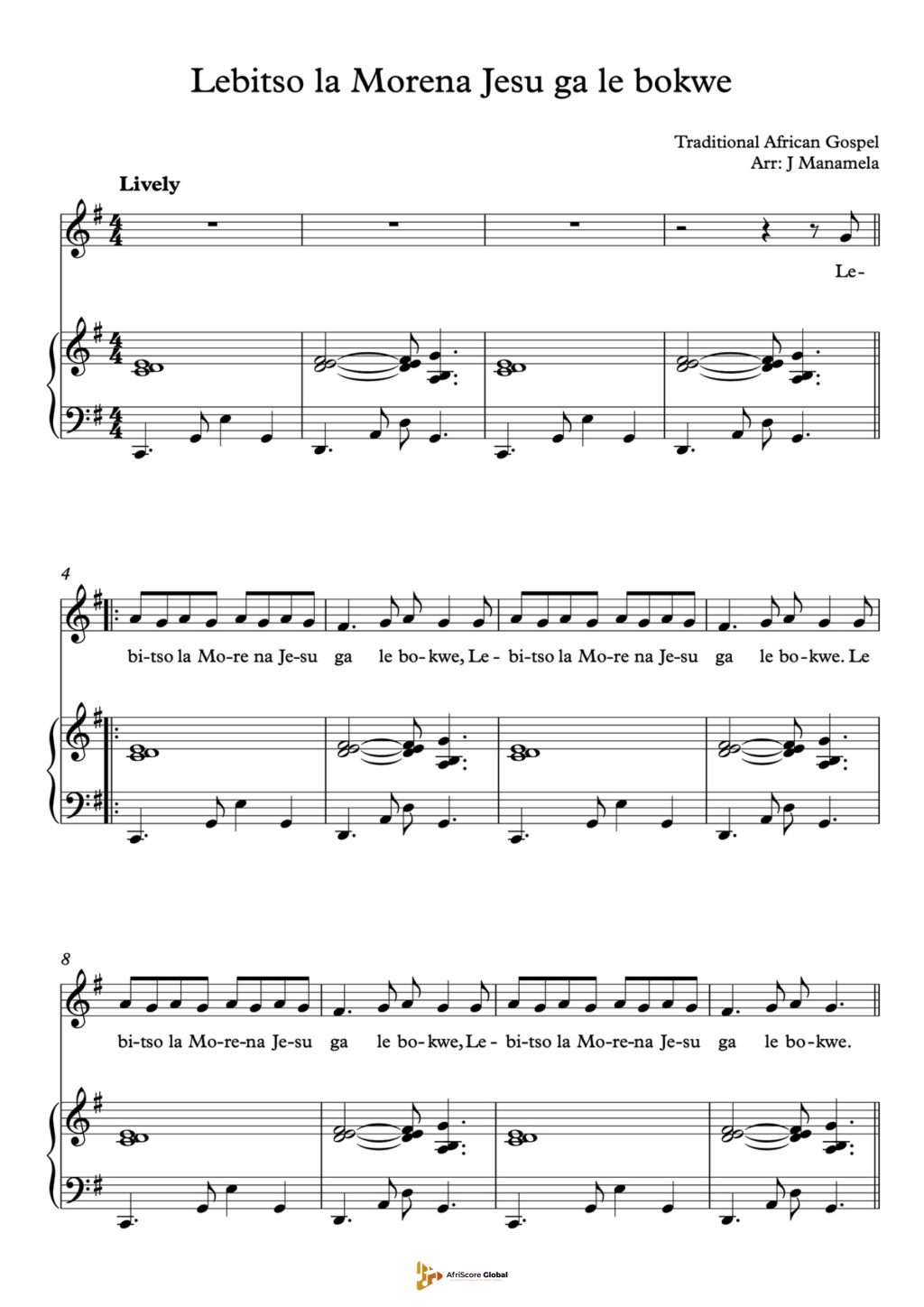 Lebitso la Morena Jesu a le retwe