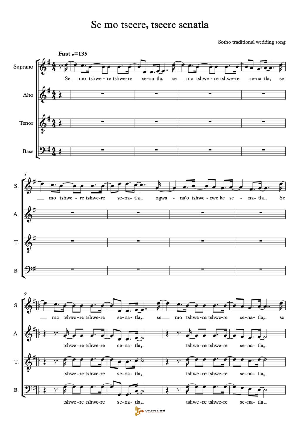 Se mo tshwere, tshwere senatla