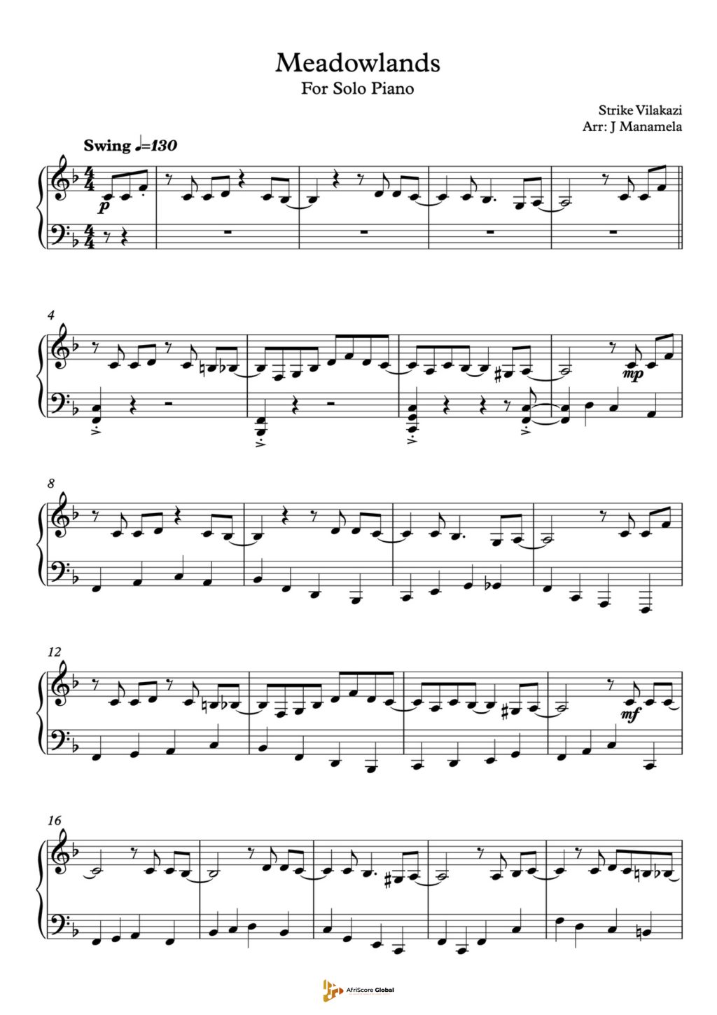 Meadowlands-Solo Piano